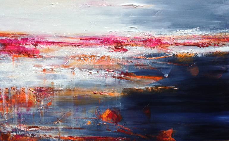 Original Abstract Landscape Painting by Michelle Carolan