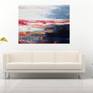 Atmospheric Abstract inspired by the depths of the ocean & what lies beneath!
Painted in brush & palette knife creating reflecting light & depth.
Sides painted white. Ready to hang.