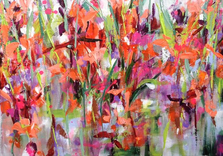 Original Abstract Landscape Painting by Michelle Carolan