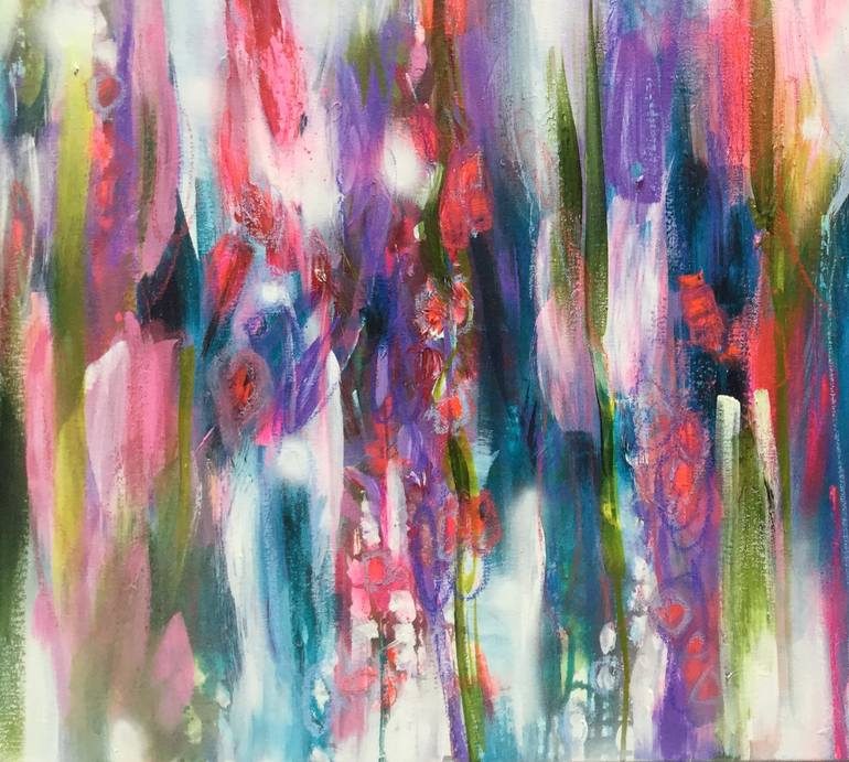 Original Abstract Expressionism Abstract Painting by Michelle Carolan