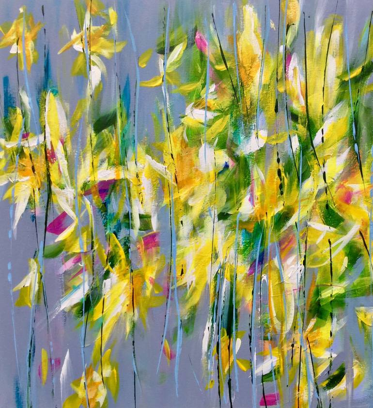 Original Floral Painting by Michelle Carolan
