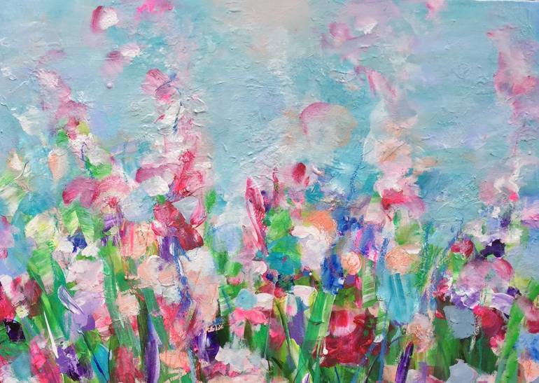 Original Abstract Landscape Painting by Michelle Carolan