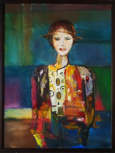 Original Abstract Expressionism Celebrity Paintings by Rudina Pema