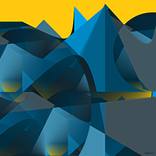 Blue Mountainscape - Limited Edition of 1 by B a d r i g