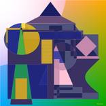 House in the Mountains - Limited Edition of 1 by B a d r i g