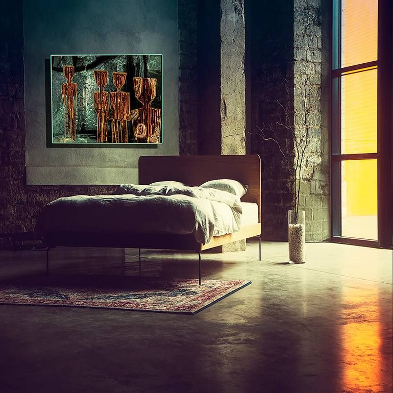 Original Abstract Painting by Bing Hitchcock