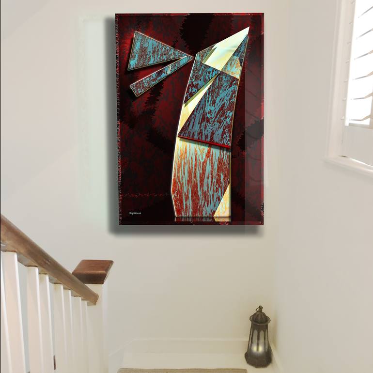 Original Abstract Painting by Bing Hitchcock