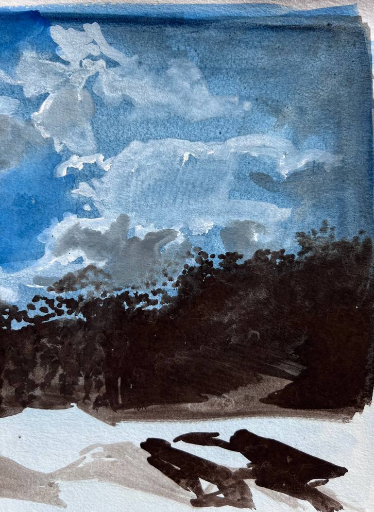 Original Documentary Landscape Painting by Leah Naomi