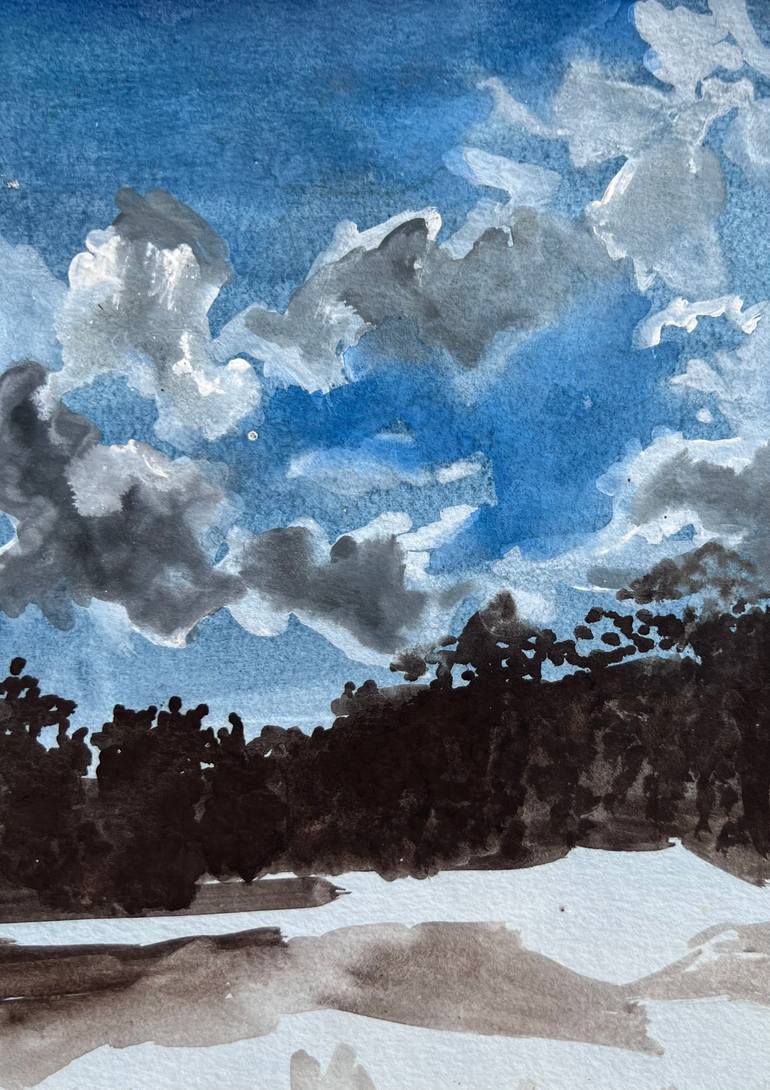 Original Documentary Landscape Painting by Leah Naomi