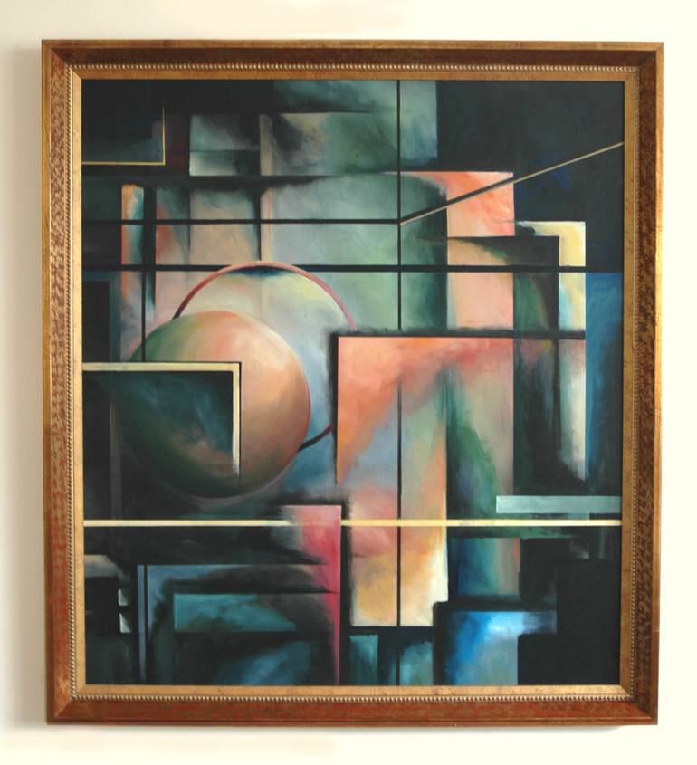 Original Abstract Painting by Malcolm Tait