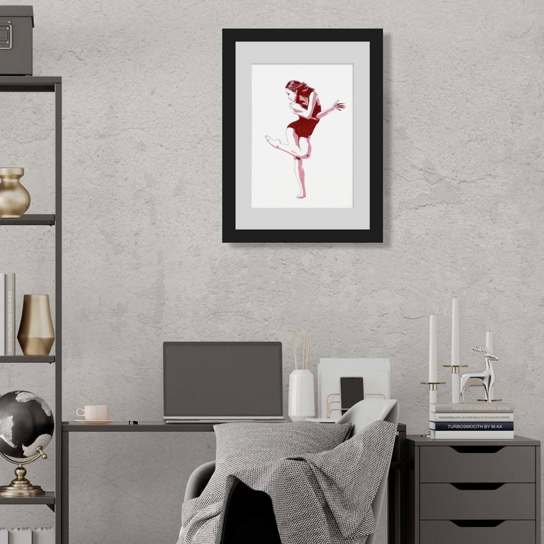 Original Illustration People Painting by Kosta Morr