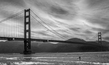 Paddle boarding at the Golden Gate Bridge thumb