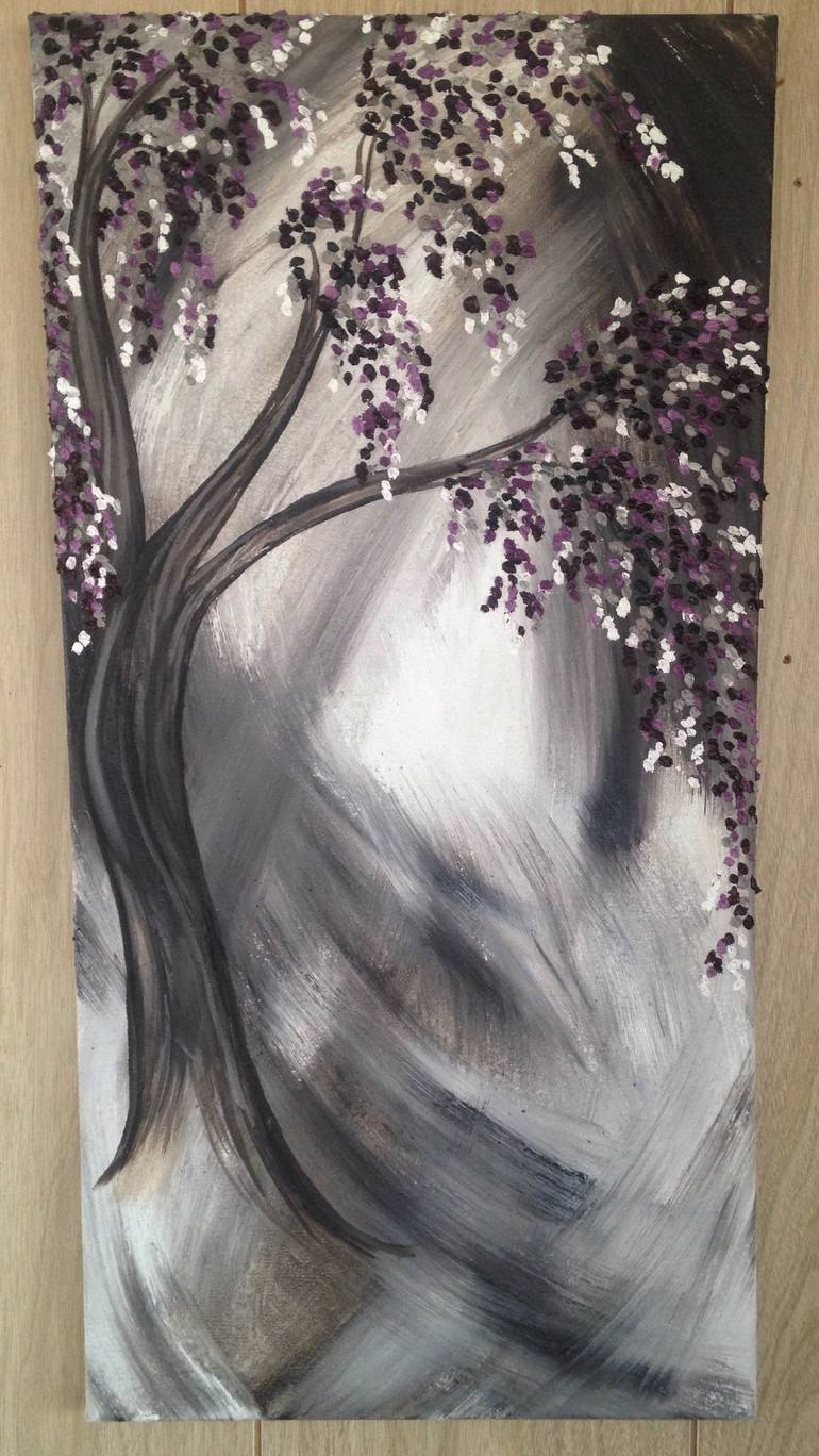 Original Modern Tree Painting by Meredith B