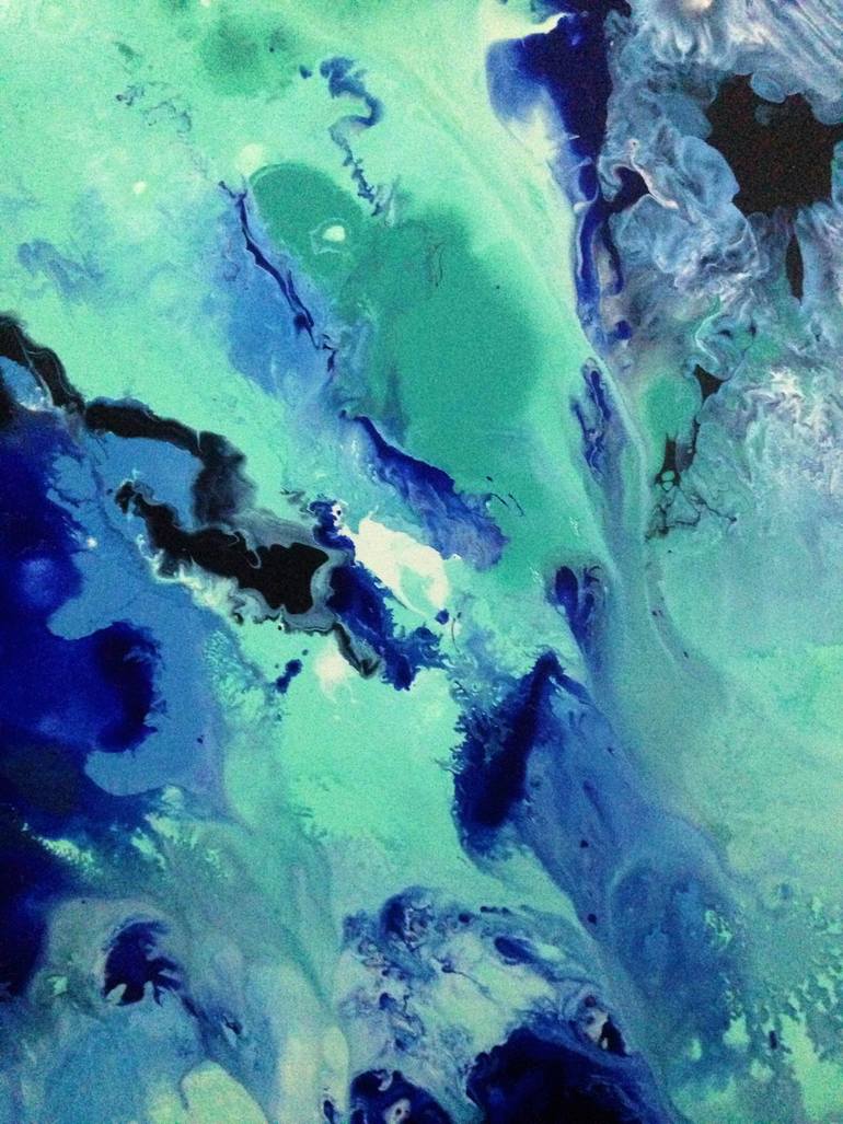 Original Abstract Expressionism Abstract Painting by Meredith Brooke