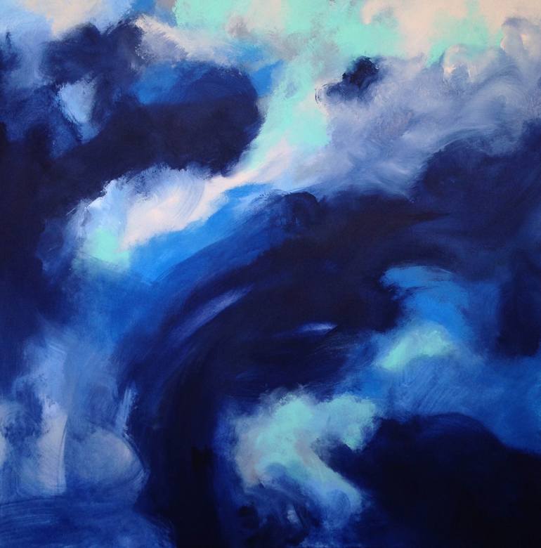 Rolling Sea Painting by Meredith B | Saatchi Art