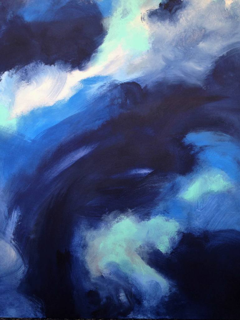 Original Impressionism Abstract Painting by Meredith Brooke