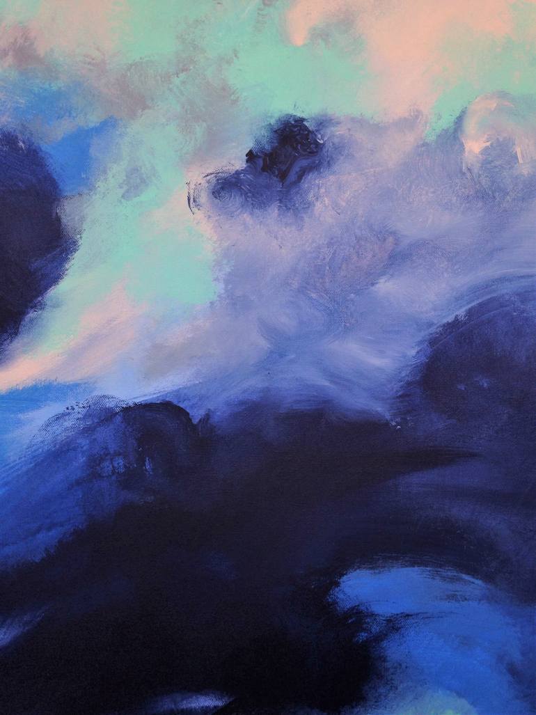 Original Impressionism Abstract Painting by Meredith Brooke