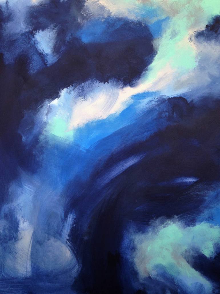Original Impressionism Abstract Painting by Meredith Brooke
