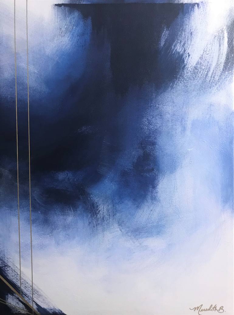 Original Abstract Expressionism Abstract Painting by Meredith Brooke