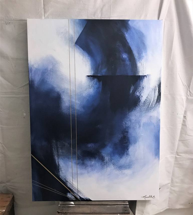 Original Abstract Expressionism Abstract Painting by Meredith Brooke