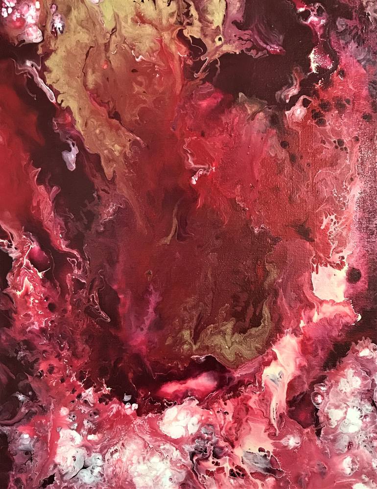 Original Abstract Expressionism Abstract Painting by Meredith B