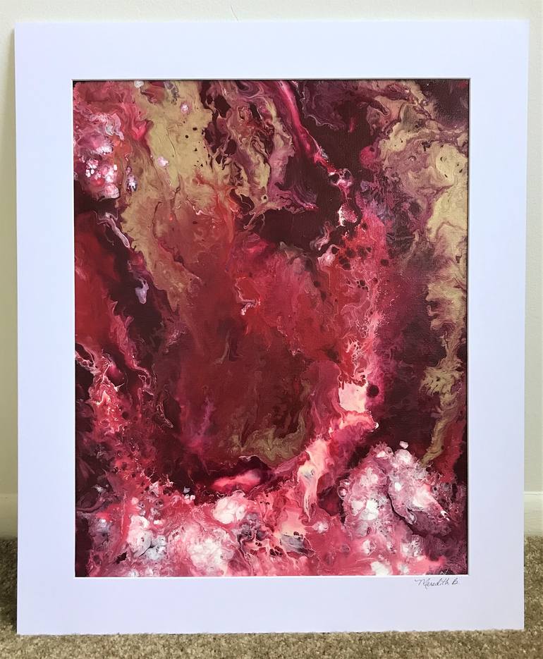 Original Abstract Expressionism Abstract Painting by Meredith B