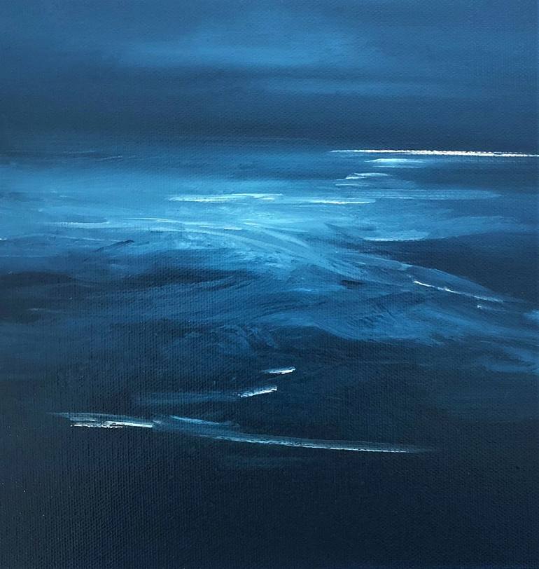 Original Fine Art Seascape Painting by Meredith B