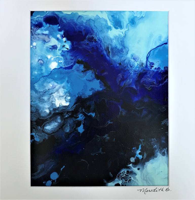 Original Abstract Expressionism Abstract Painting by Meredith B