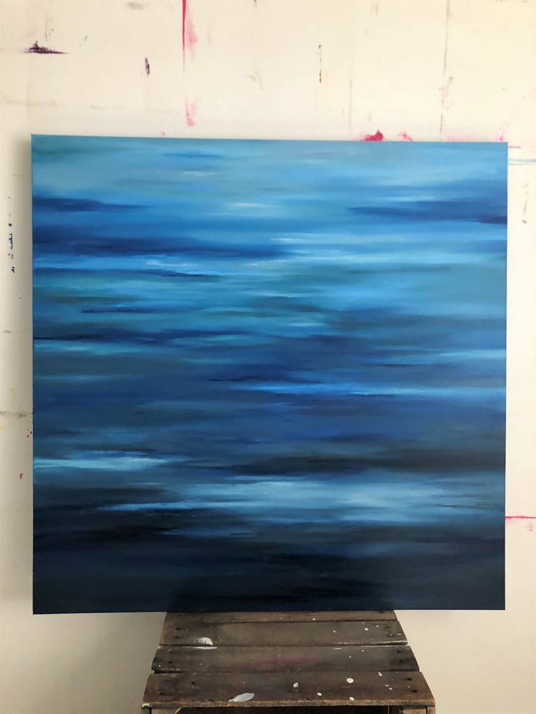 Original Fine Art Seascape Painting by Meredith B