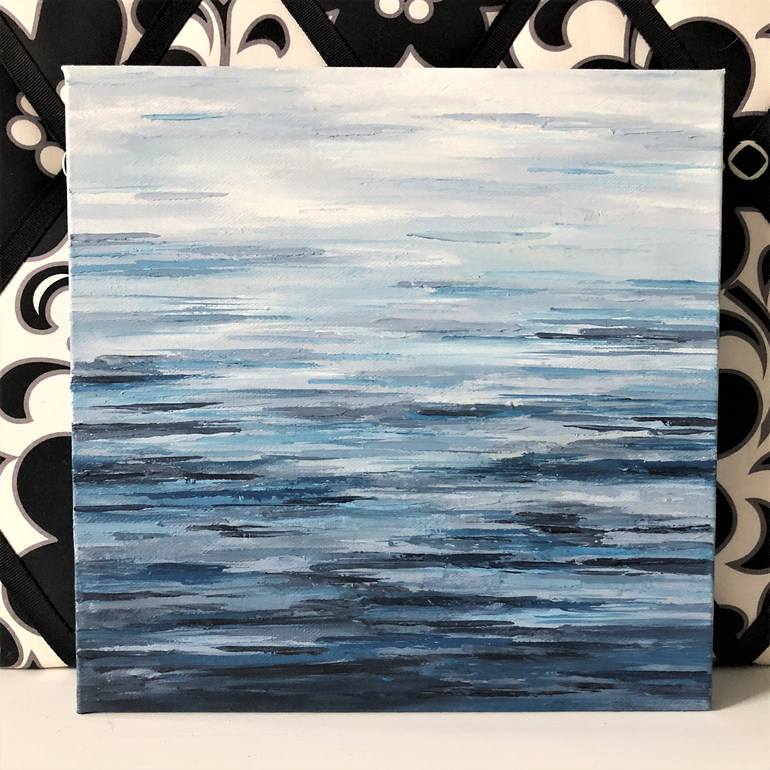 Original Impressionism Seascape Painting by Meredith B