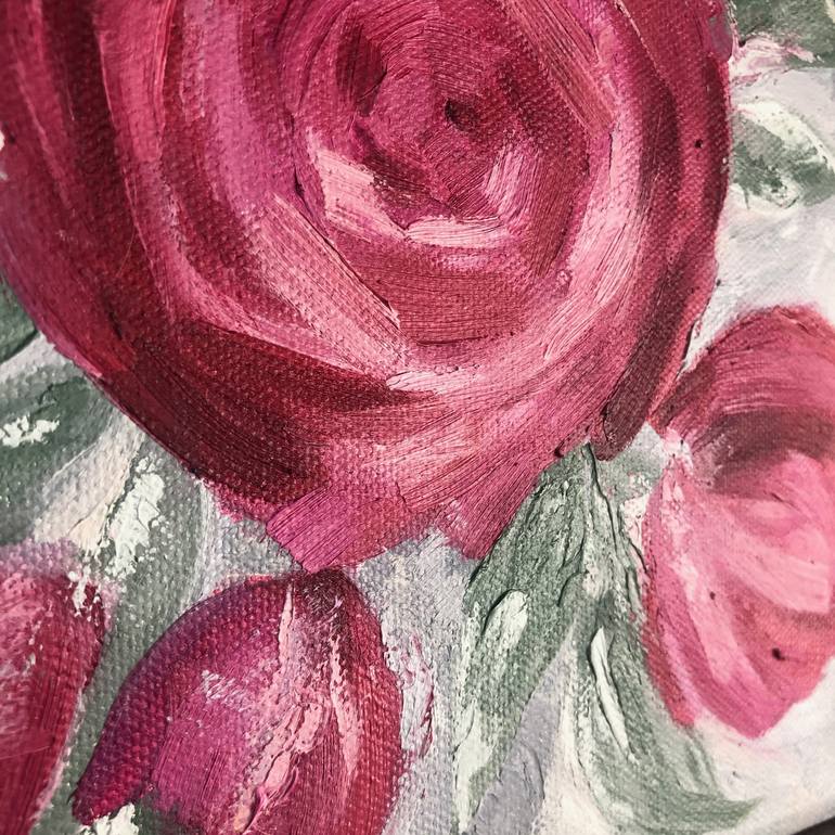 Original Fine Art Floral Painting by Meredith B