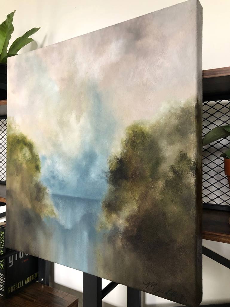 Original Abstract Landscape Painting by Meredith B