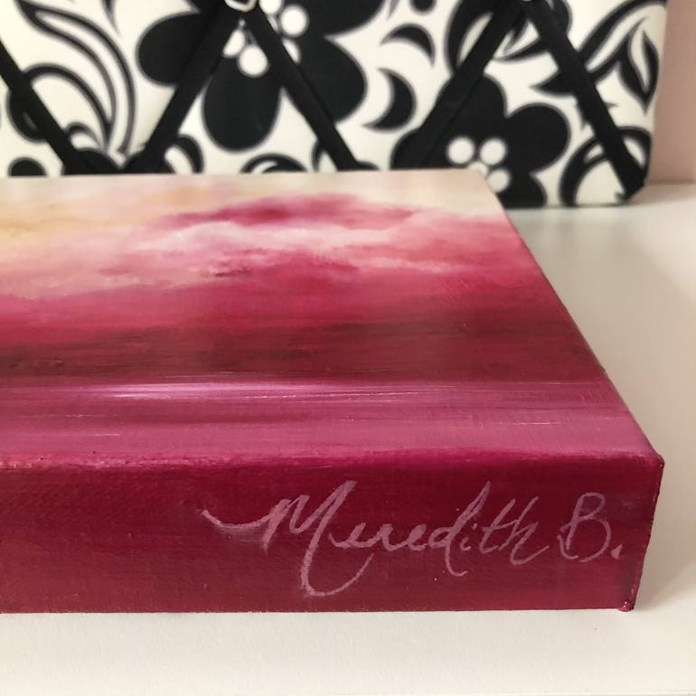 Original Expressionism Seascape Painting by Meredith B