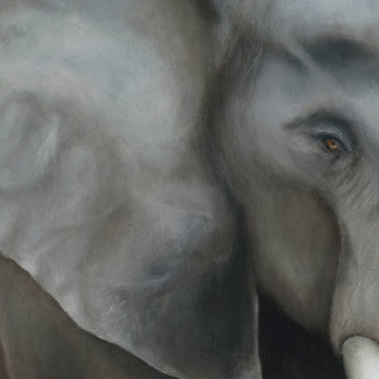 Original Figurative Animal Painting by Nicole Daniah Sidonie