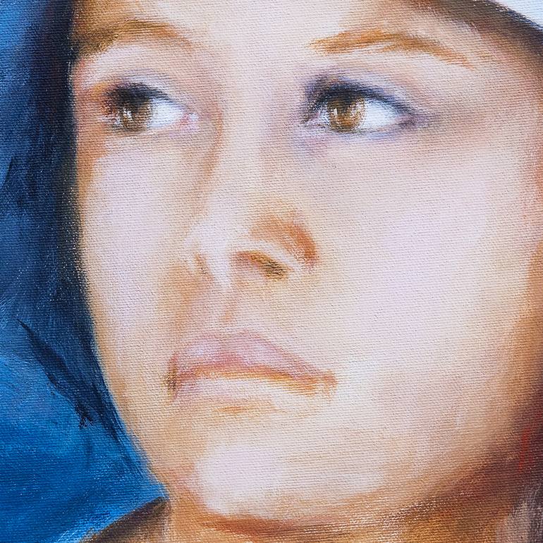 Original Figurative Portrait Painting by Nicole Daniah Sidonie