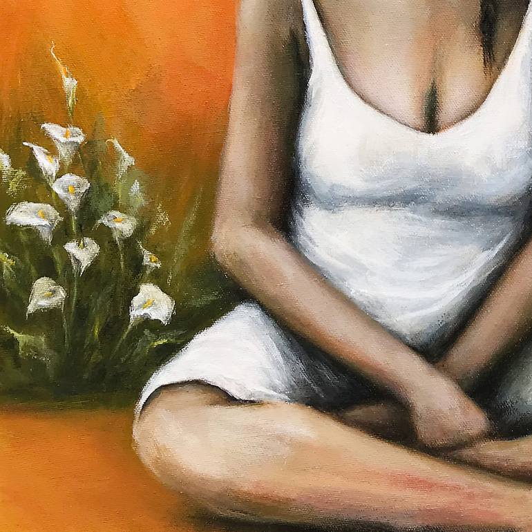 Original Figurative Women Painting by Nicole Daniah Sidonie