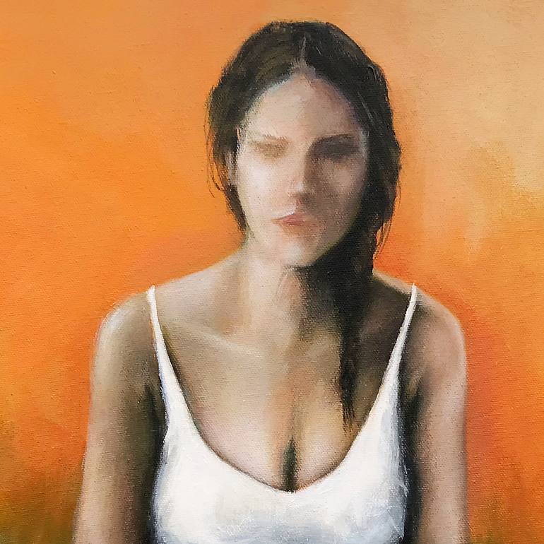 Original Figurative Women Painting by Nicole Daniah Sidonie