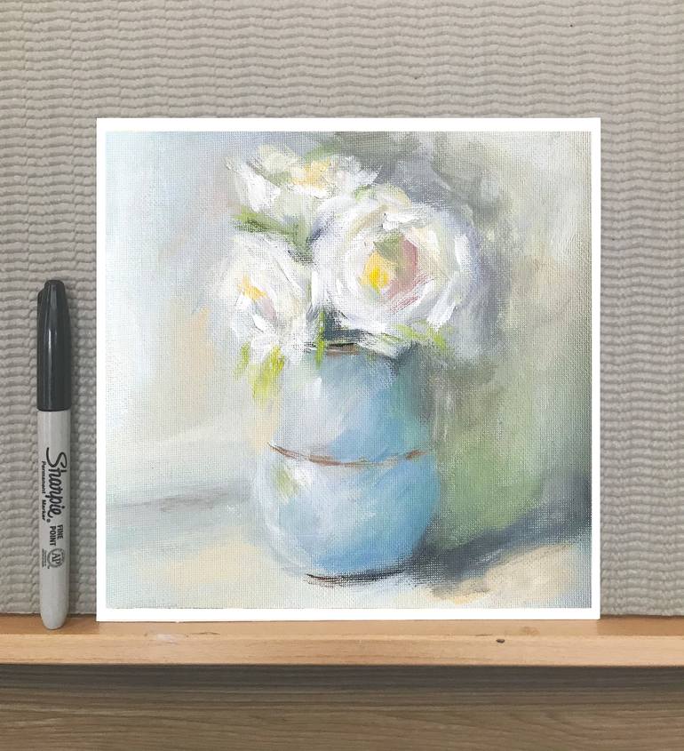 Original Floral Painting by Nicole Daniah Sidonie