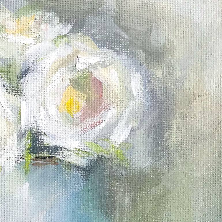 Original Fine Art Floral Painting by Nicole Daniah Sidonie