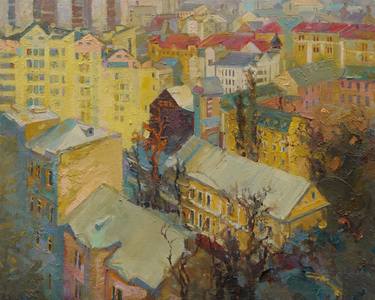 Original Cities Paintings by Victor Onyshchenko