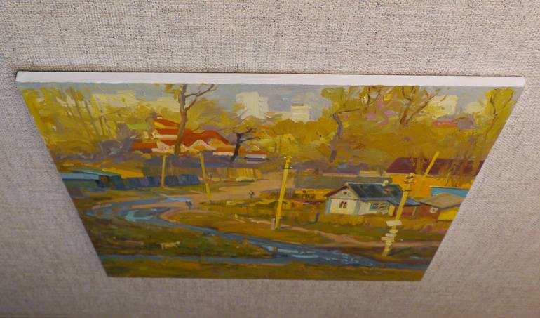 Original Impressionism Landscape Painting by Victor Onyshchenko