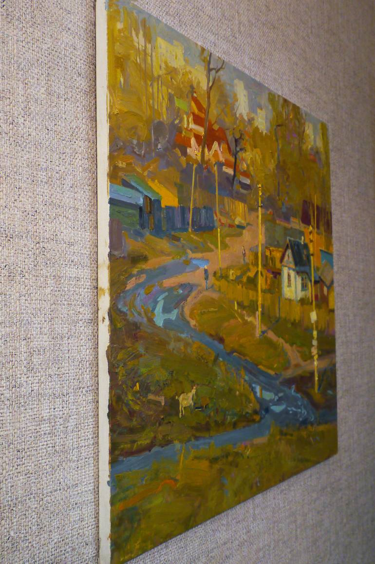 Original Impressionism Landscape Painting by Victor Onyshchenko