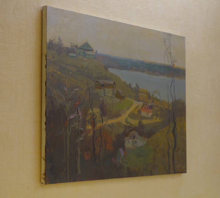 Original Fine Art Language Painting by Victor Onyshchenko