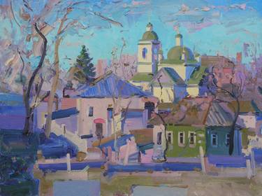 Print of Expressionism Cities Paintings by Victor Onyshchenko