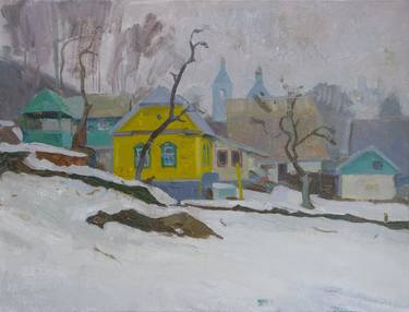 Print of Seasons Paintings by Victor Onyshchenko