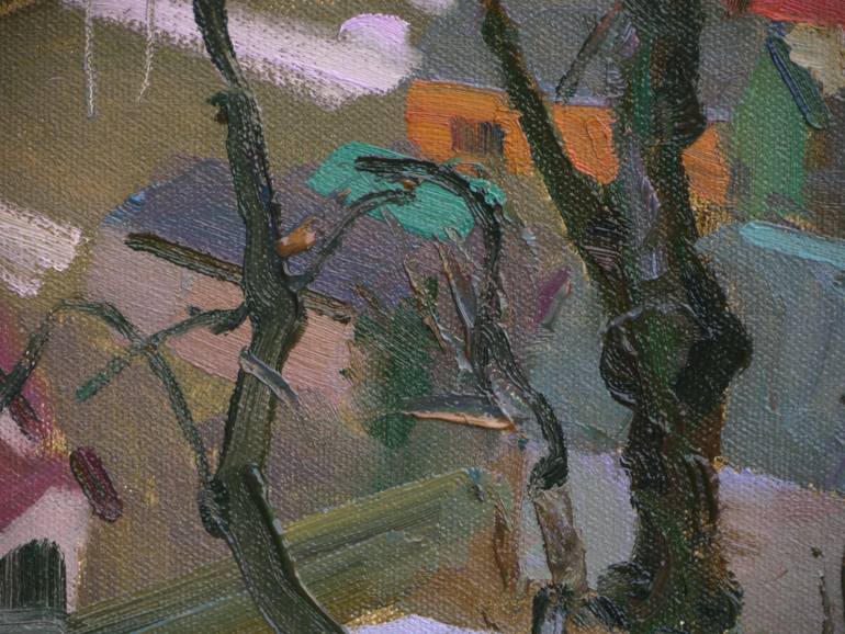 Original Impressionism Landscape Painting by Victor Onyshchenko