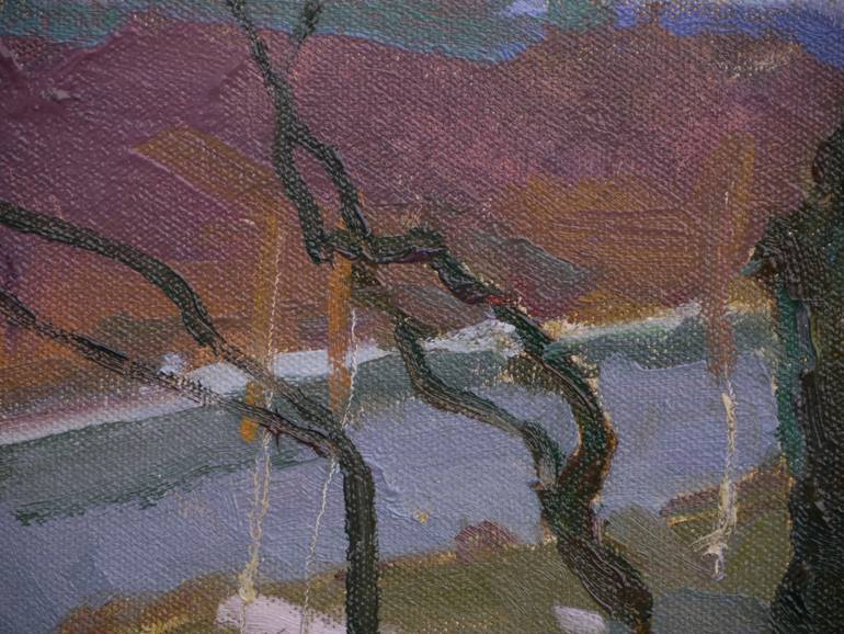 Original Impressionism Landscape Painting by Victor Onyshchenko
