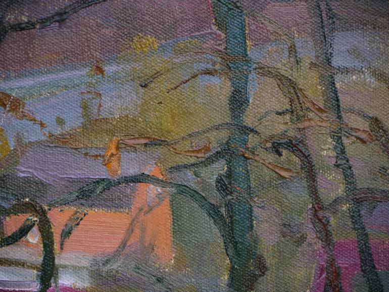 Original Impressionism Landscape Painting by Victor Onyshchenko