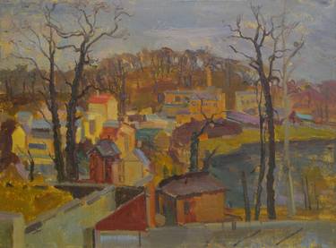 Print of Expressionism Seasons Paintings by Victor Onyshchenko