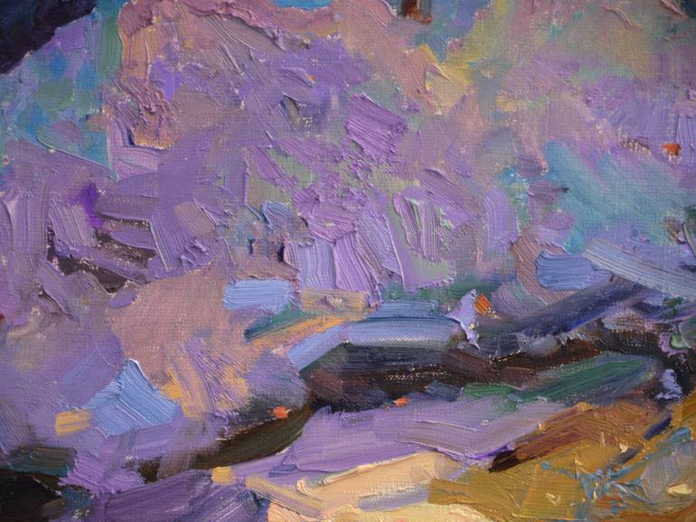 Original Impressionism Cities Painting by Victor Onyshchenko